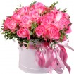 FLOWERS BOX PINK ROSES