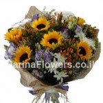 COUNTRY STYLE BOUQUET + HELIUM BALLON + DELLIVERY ONLY 69$